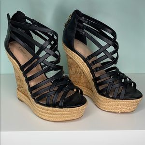 Jute Strappy Wedge
